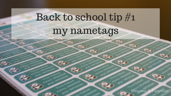 Back to school tip #1