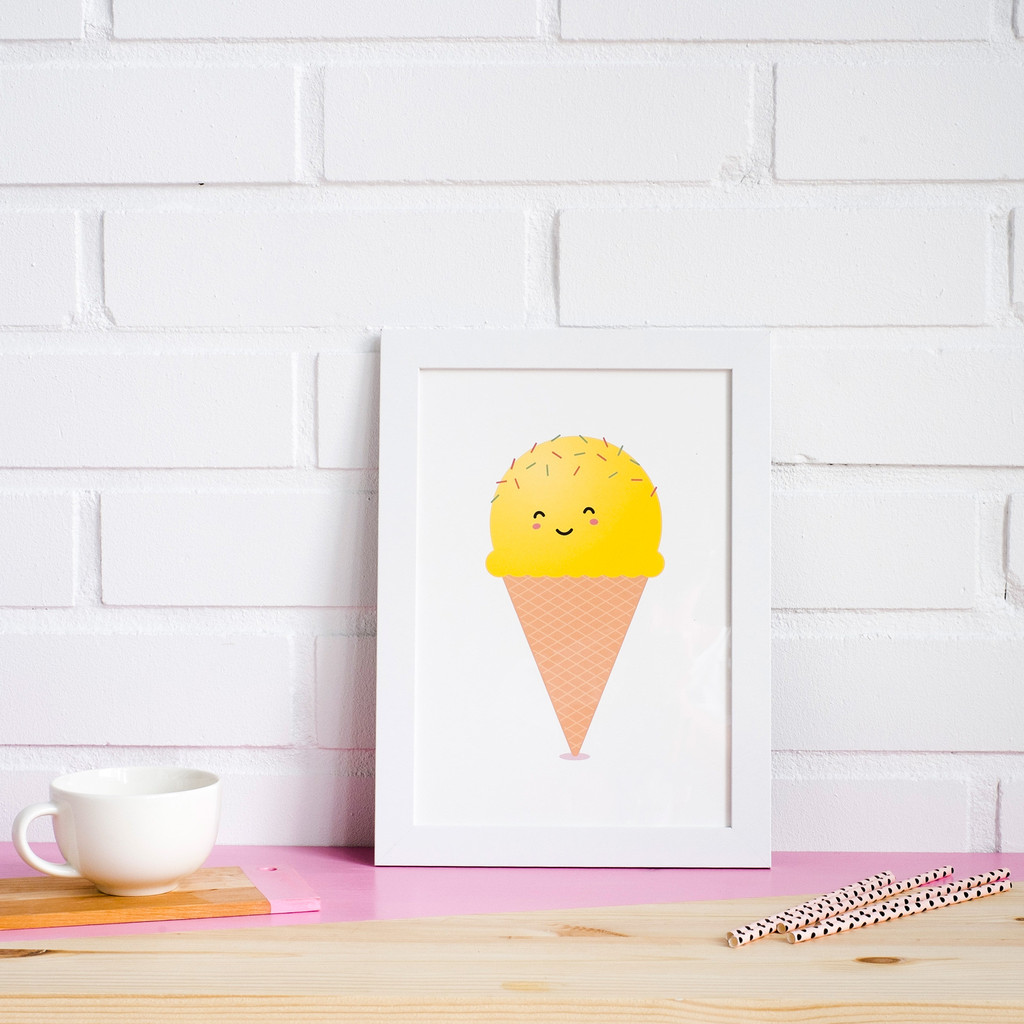 posters prints ice cream poster a4 3 1024x1024 3 - Muurstickers / wall decals|Made of Sundays
