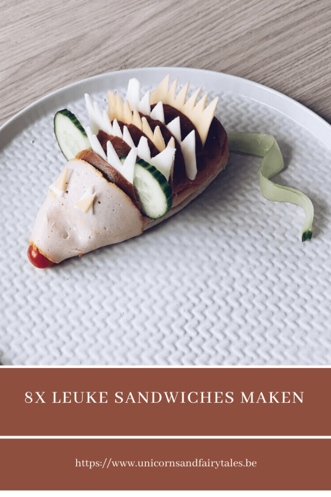 sandwiches recept kinderen - unicorns & fairytales