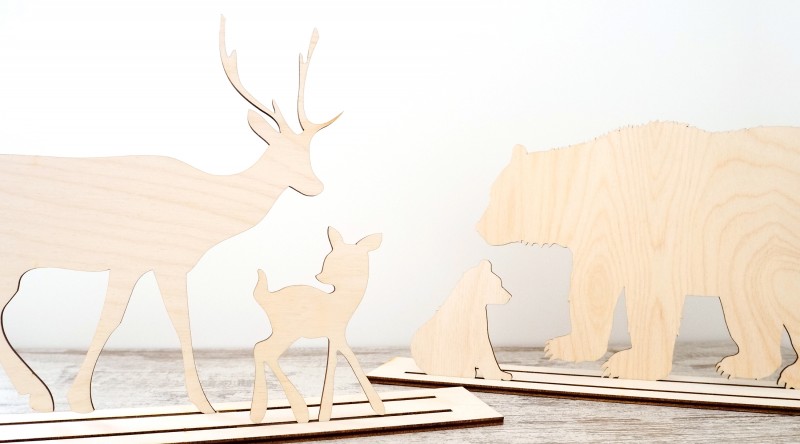 houten decoratie Puurrr - unicorns & fairytales