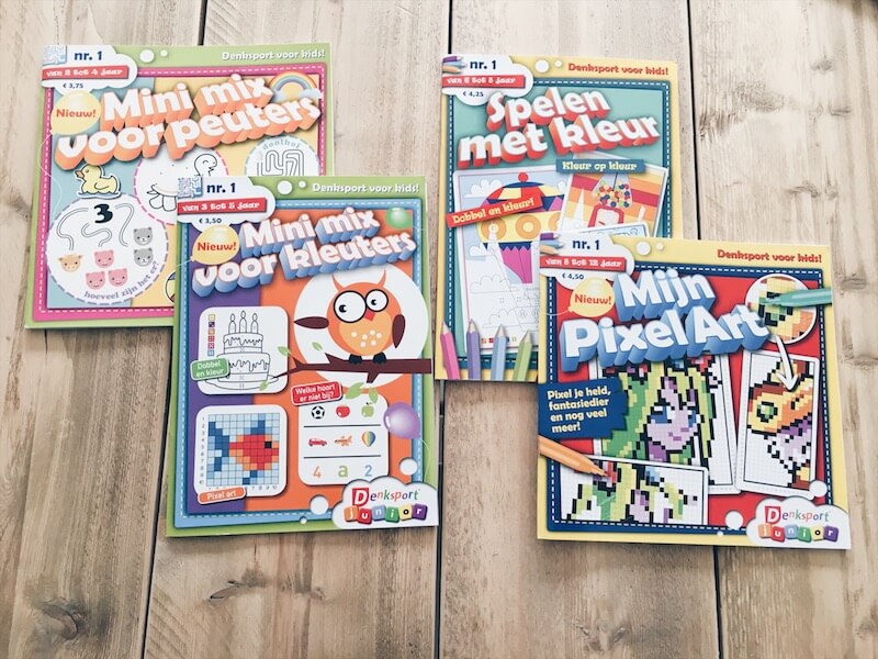 puzzelboeken voor kinderen - unicorns & fairytales