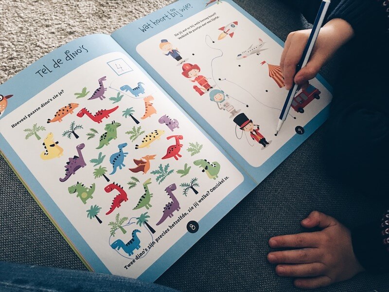 puzzelboeken voor kinderen - unicorns & fairytales