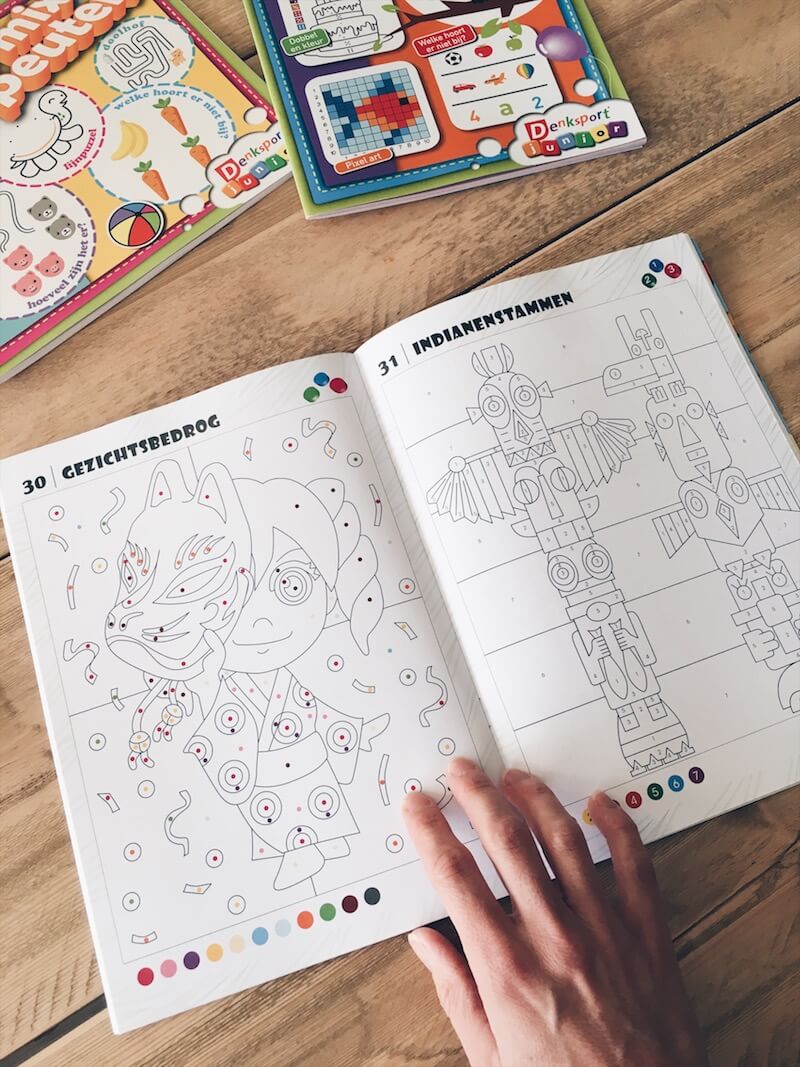 puzzelboeken voor kinderen - unicorns & fairytales