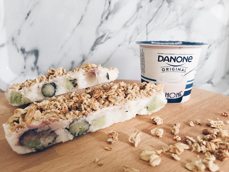 frozen yoghurt granola bar - unicorns & fairytales