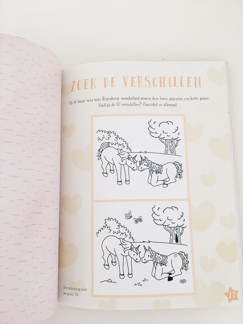 unicorn doeboek - unicorns & fairytales