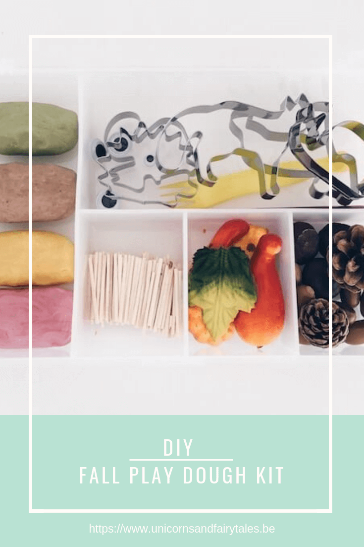 Herfst play dough kit - unicorns & fairytales