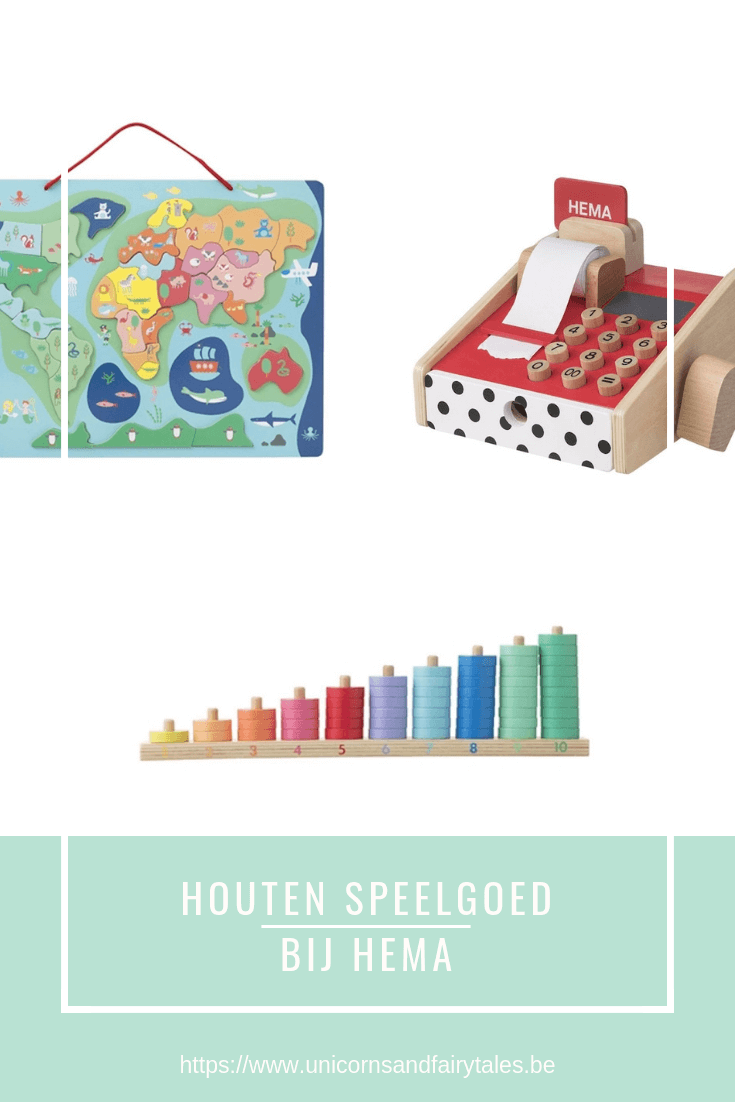 Goedkoop houten speelgoed bij HEMA dat veilig - unicorns & fairytales