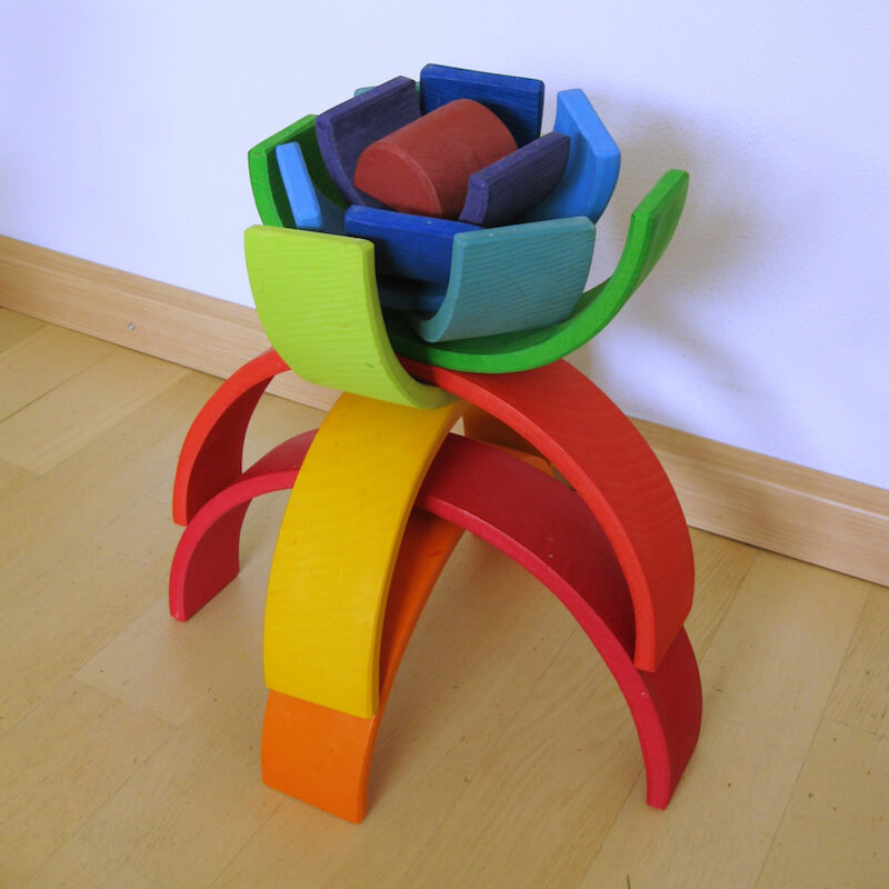 houten regenboog GRIMMS - unicorns & fairytales