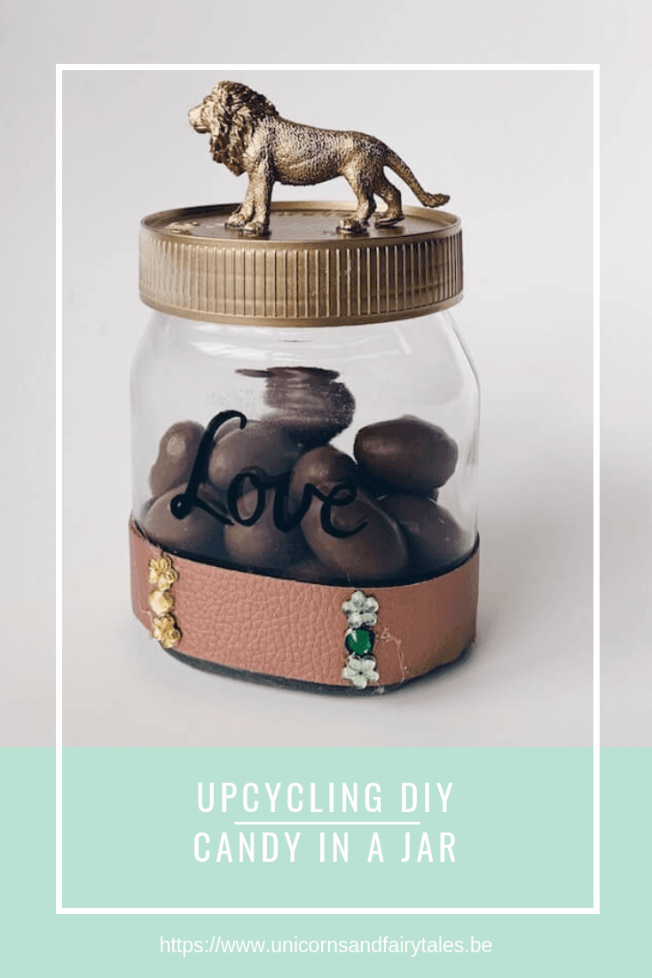 upcycling DIY lege bokaal - unicorns & fairytales