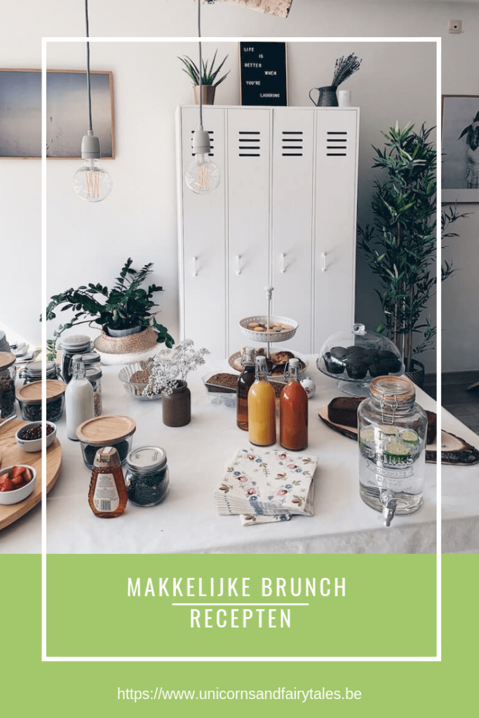 gemakkelijke brunch recepten - unicorns & fairytales