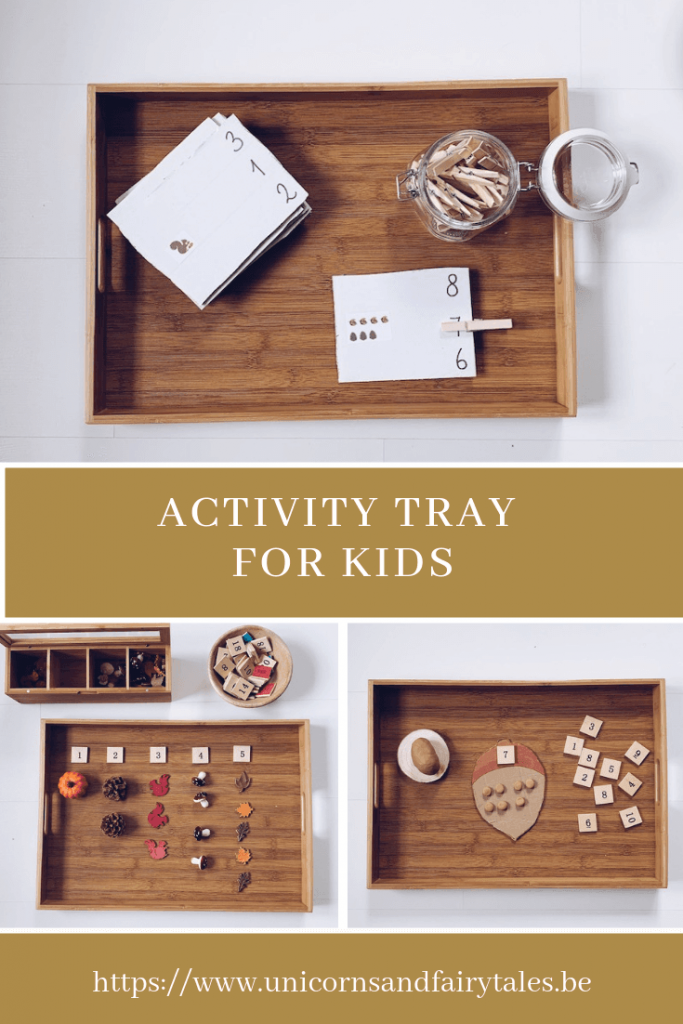 activity tray herfst / fall / autumn - unicorns & fairytales