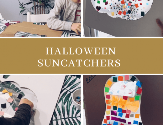 Halloween suncatcher maken - unicorns & fairytales