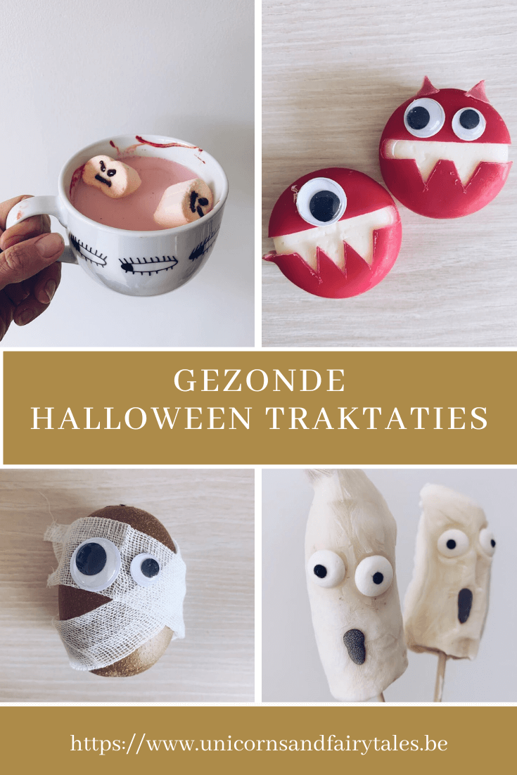 gezonde halloween traktaties voor kinderen - unicorns & fairytales