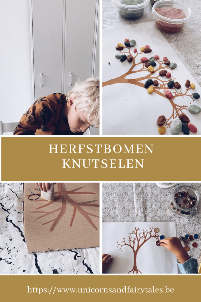 herfstbomen knutselen - unicorns & fairytales