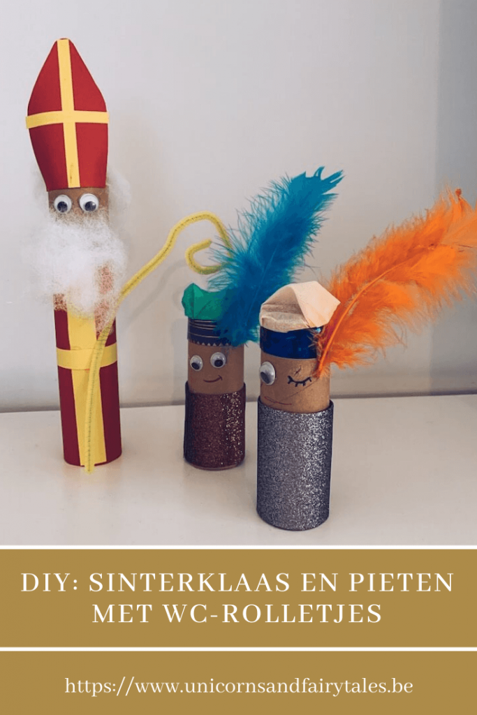 Sinterklaas knutselen wc-rolletjes - unicorns & fairytales