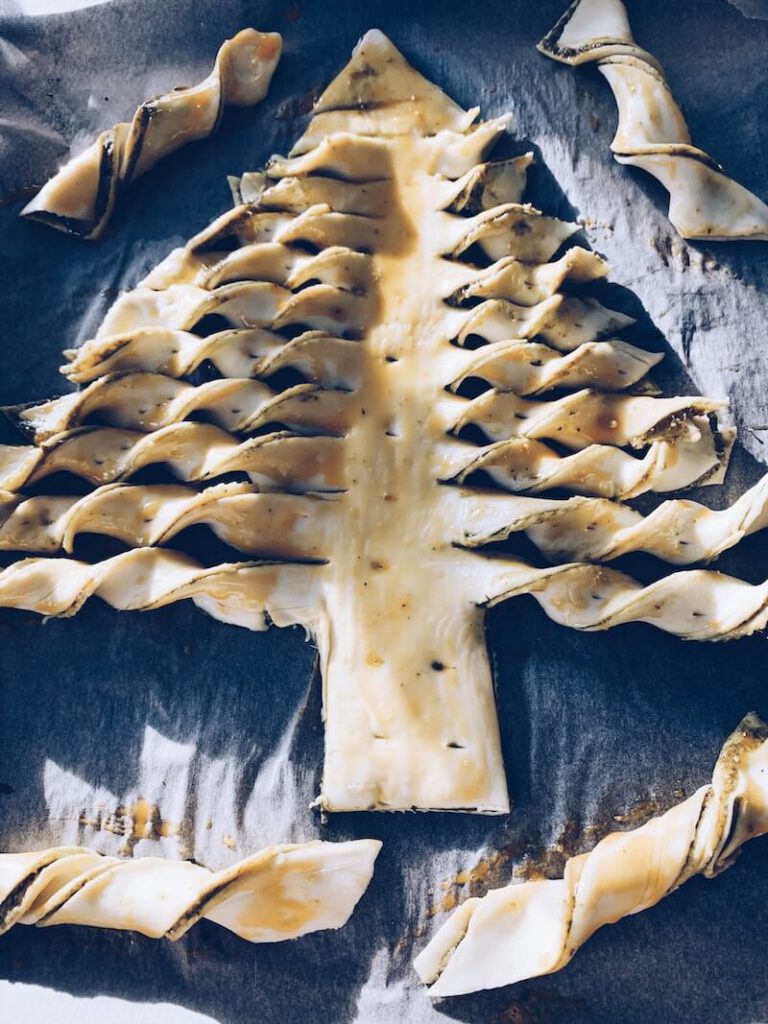 kerstboom uit bladerdeeg - unicorns & fairytales