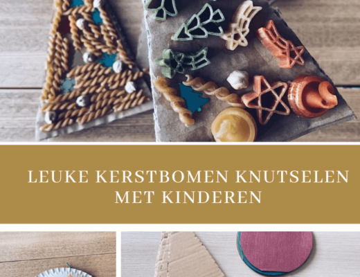 kerstbomen knutselen met pasta - unicorns & fairytales