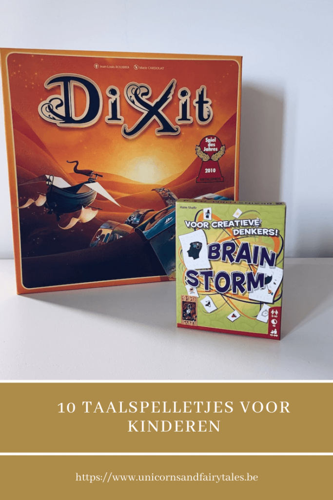 taalspelletjes voor kinderen - unicorns & fairytales