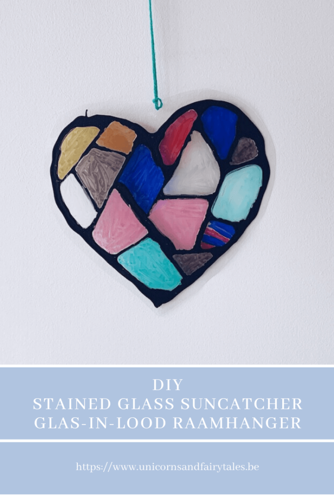 stained glass suncatcher - unicorns & fairytales