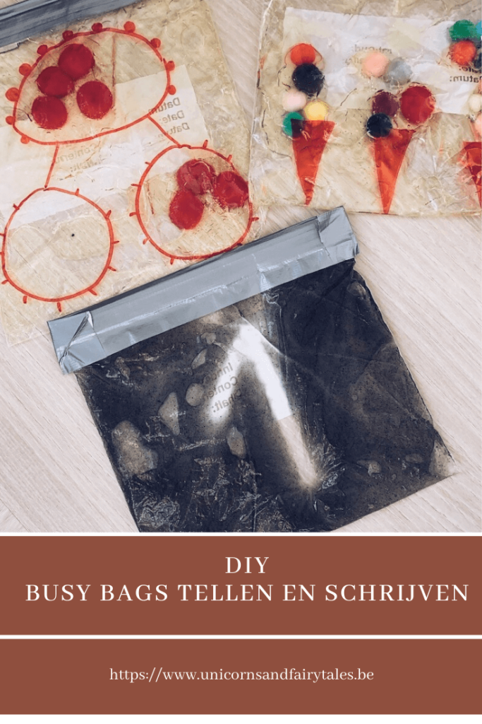 sensory bags splitsingen - unicorns & fairytales