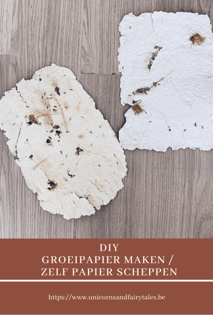 zelf papier maken - unicorns & fairytales