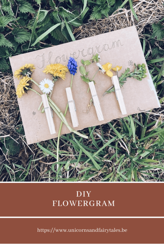 Flowergram maken met kinderen - unicorns & fairytales