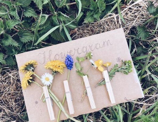 Flowergram maken met kinderen - unicorns & fairytales