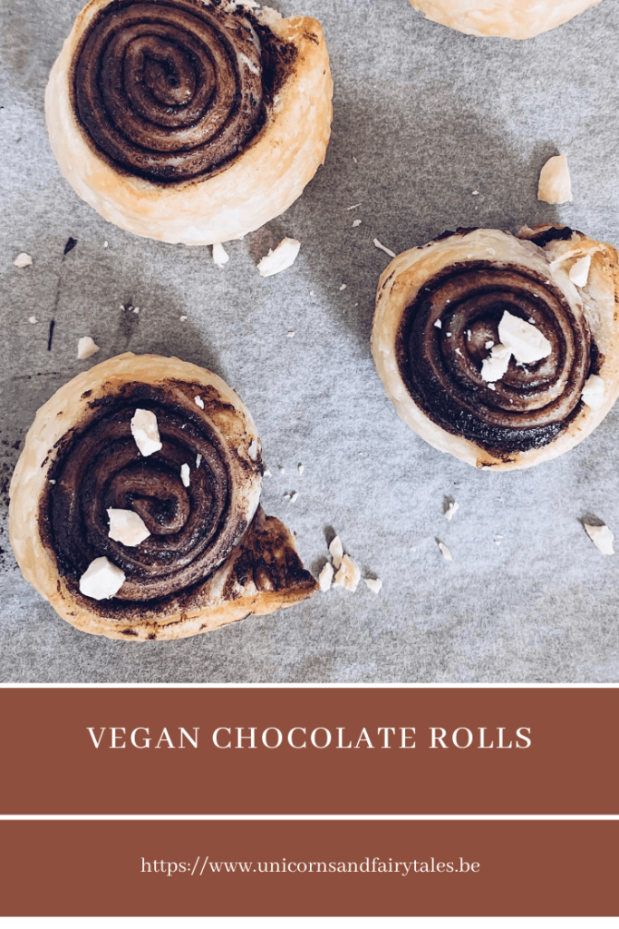 vegan chocolate rolls - unicorns & fairytales