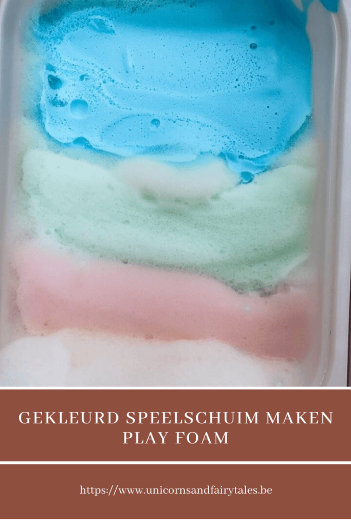 gekleurd speelschuim play foam - unicorns & fairytales