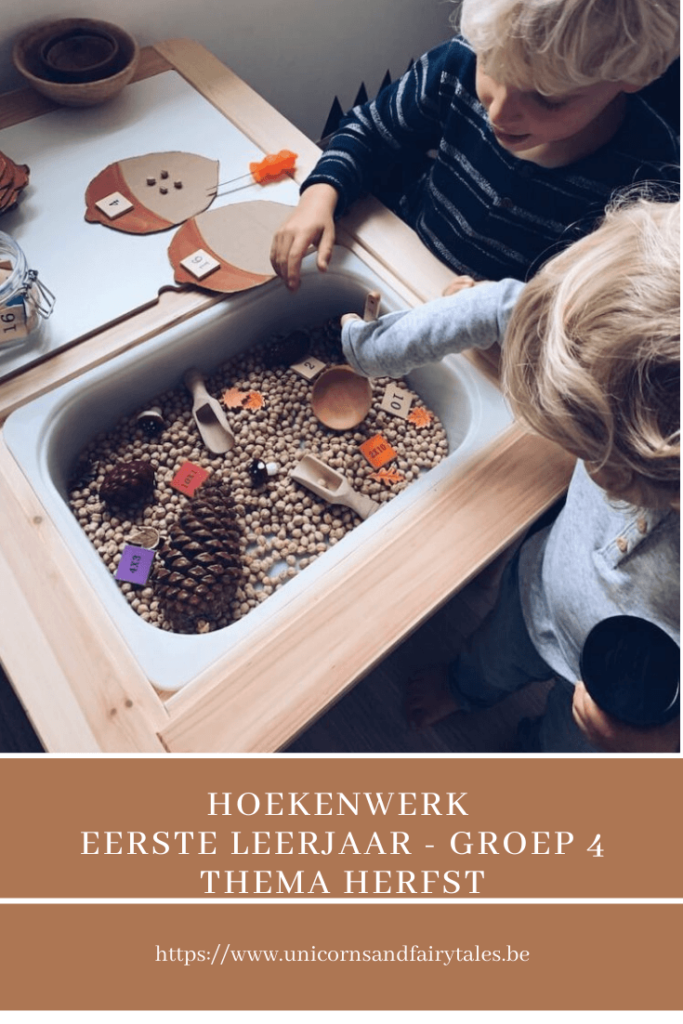 hoekenwerk eerste leerjaar - unicorns & fairytales