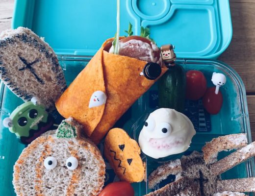 halloween bento lunchbox - unicorns & fairytales