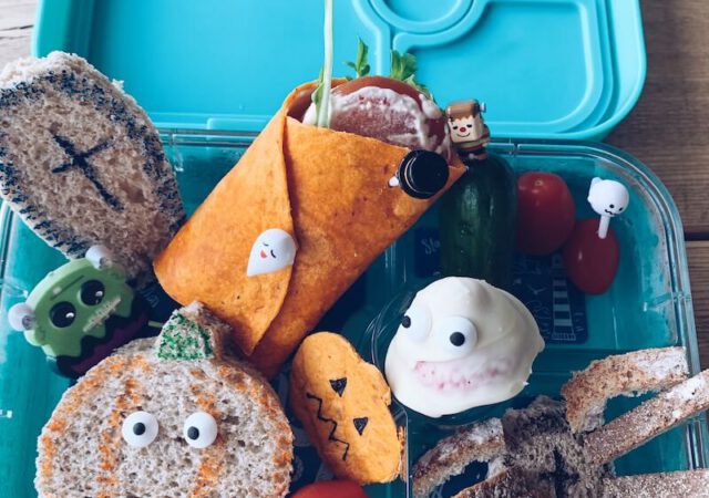 halloween bento lunchbox - unicorns & fairytales