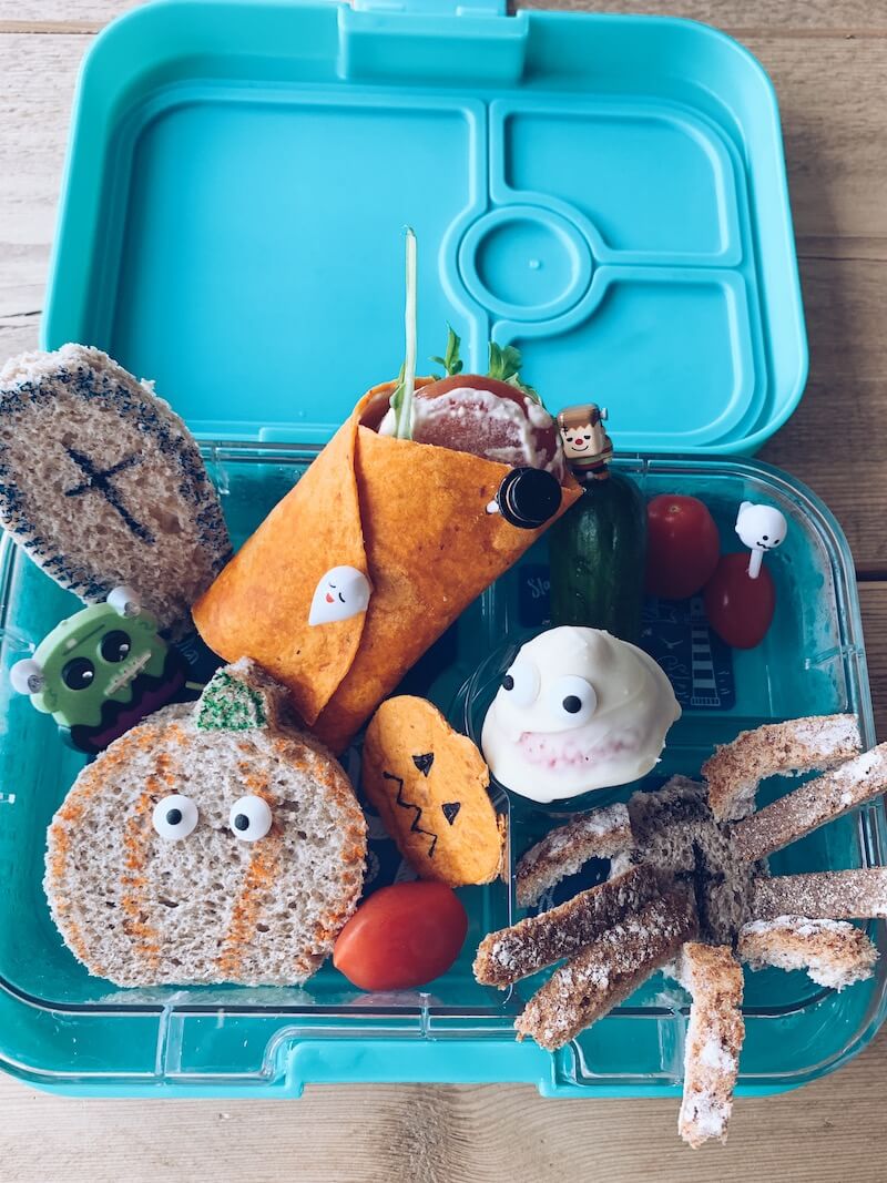 wekelijks wazig Twisted Halloween bento lunchbox maken - unicorns & fairytales