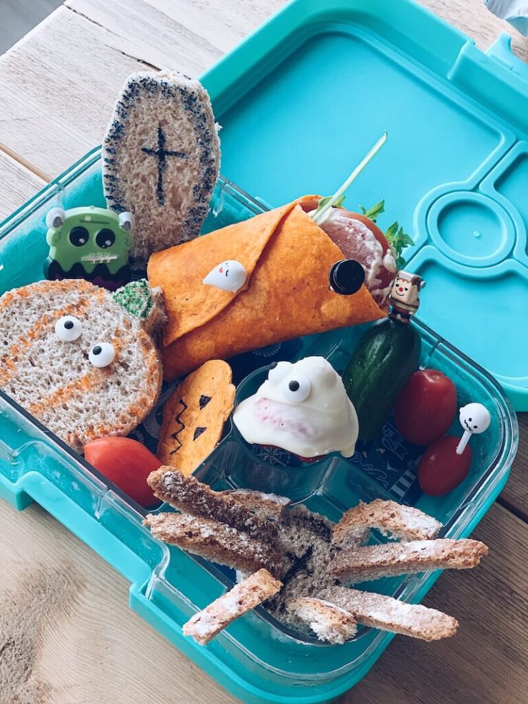 halloween bento lunchbox  - unicorns & fairytales