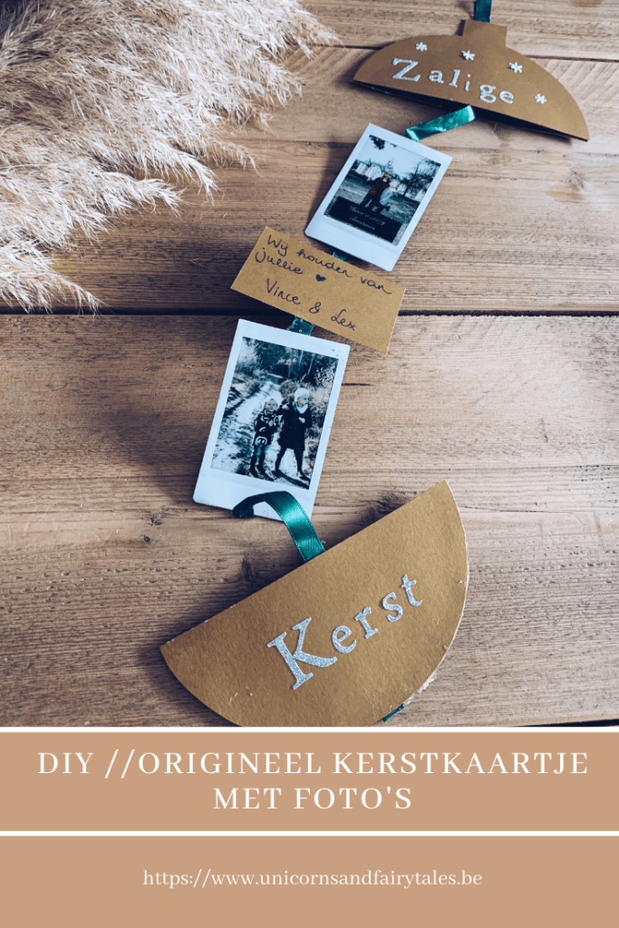 originele kerstkaartjes met foto's - unicorns & fairytales