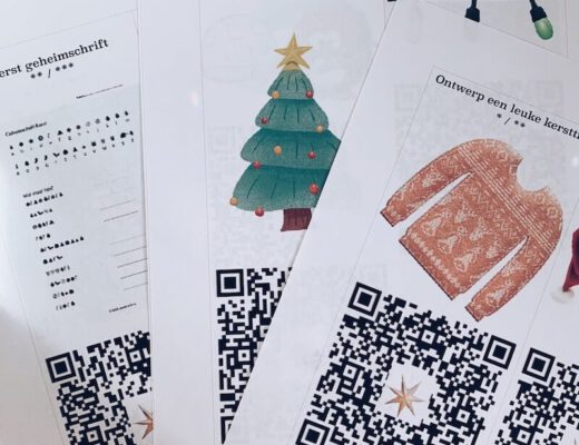 QR winteropdrachten voor kinderen -unicorns & fairytales