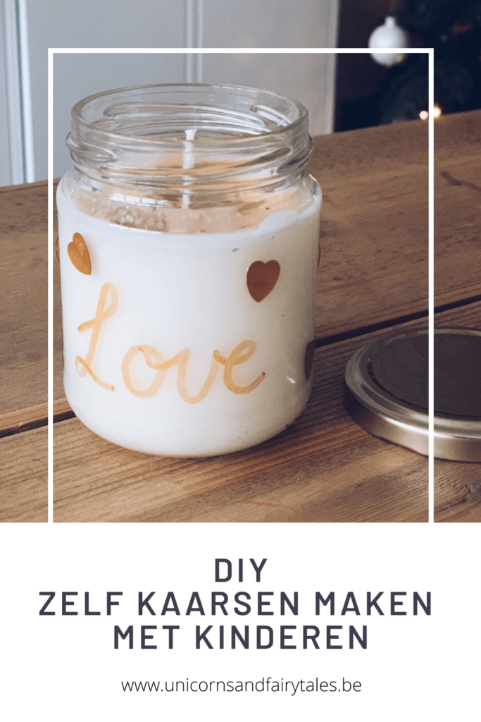 zelf kaarsen maken met kinderen - unicorns & fairytales