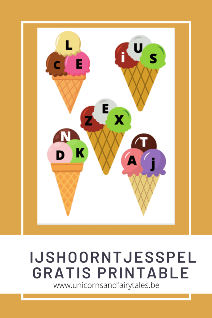 ijshoorntjesspel - unicorns & fairytales