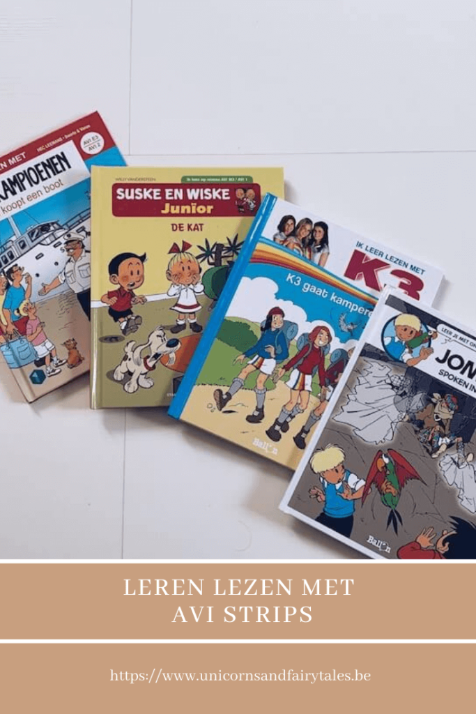 leren lezen met AVI strips - unicorns & fairytales