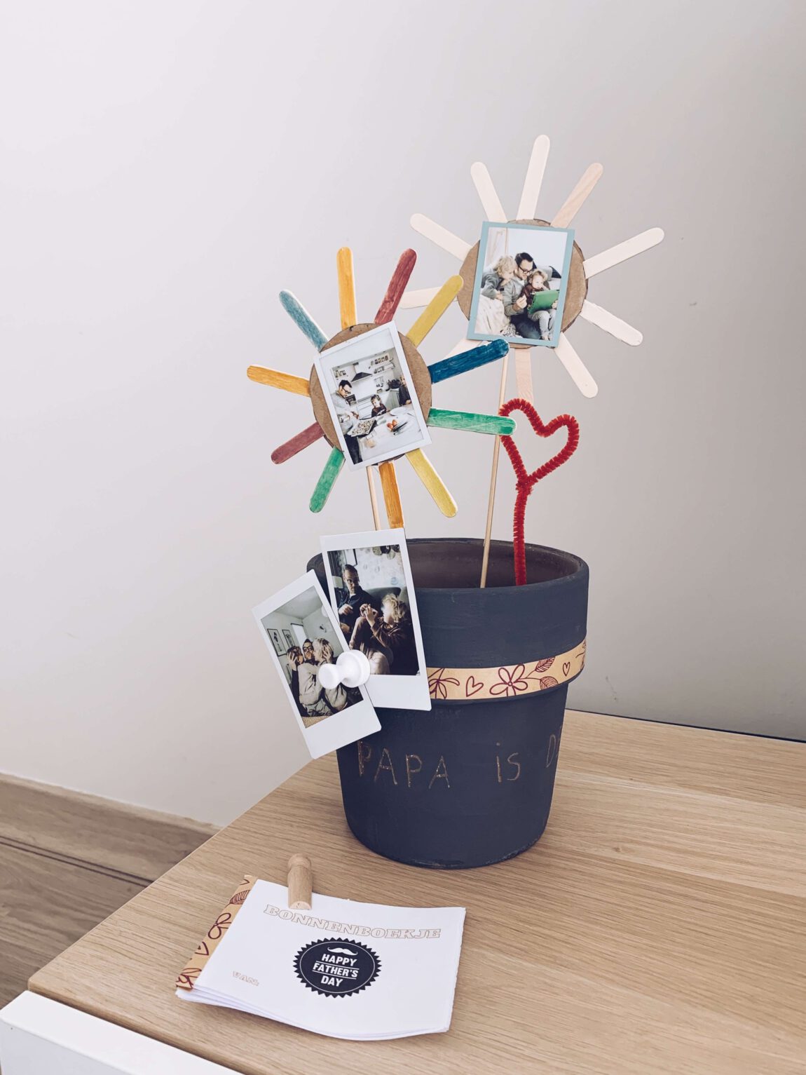 DIY vaderdag cadeau bloempot - unicorns & fairytales