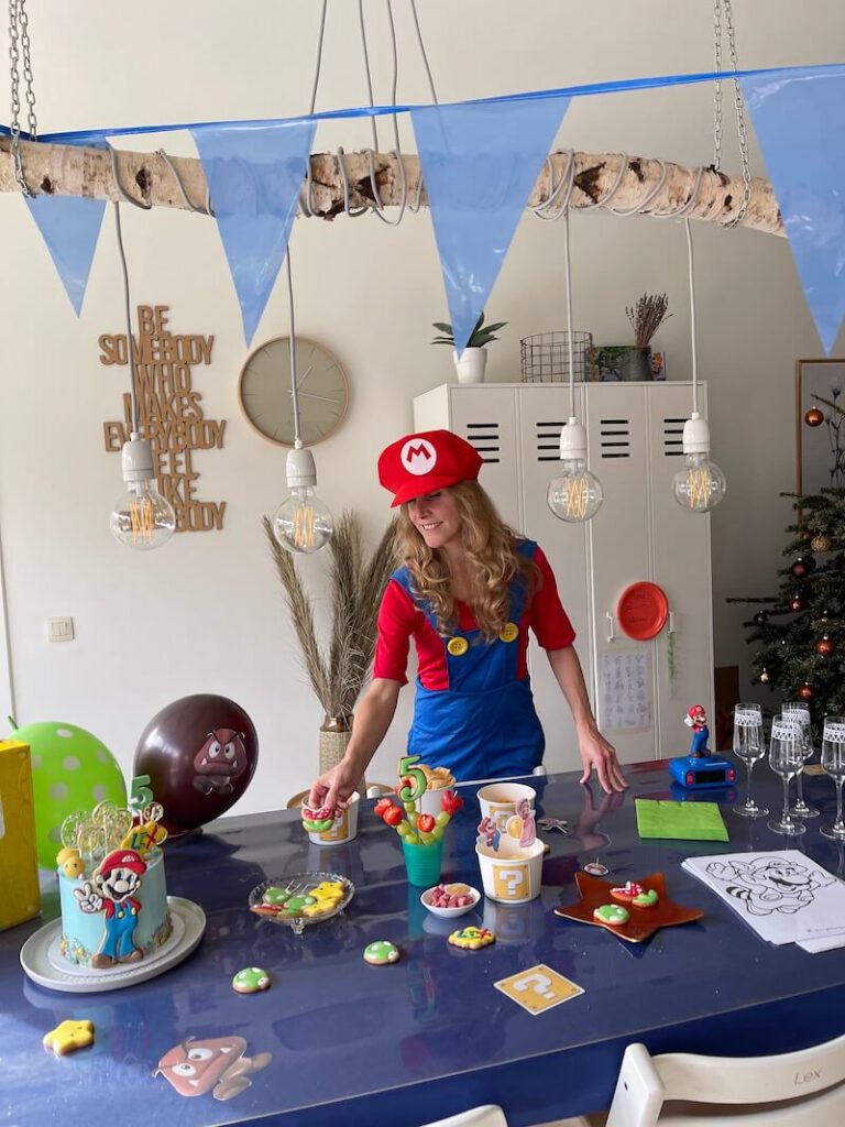 verjaardagsfeest Super Mario  - unicorns & fairytales