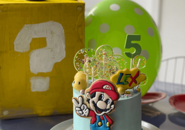 verjaardagstaart Super Mario - unicorns & fairytales