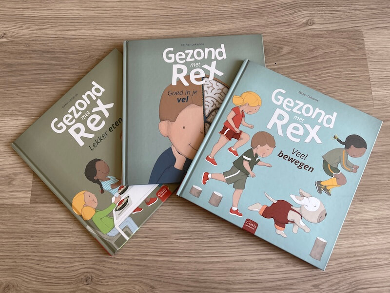 gezond met Rex kinderboekenreeks Clavis - unicorns & fairytales