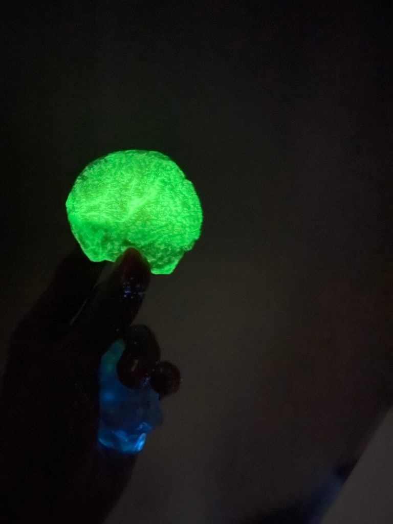 glow in the dark playdough - unicorns & fairytales