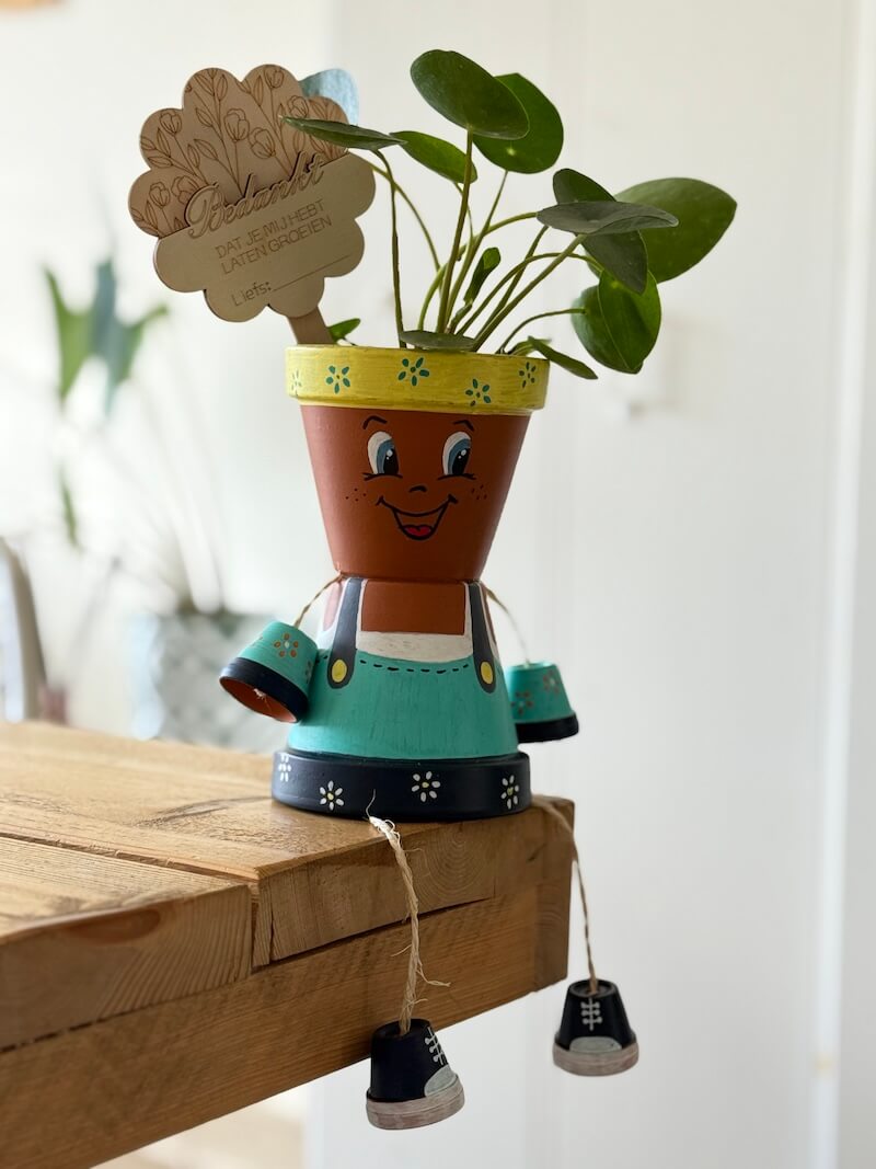 DIY bloempotmannetje - unicorns & fairytales