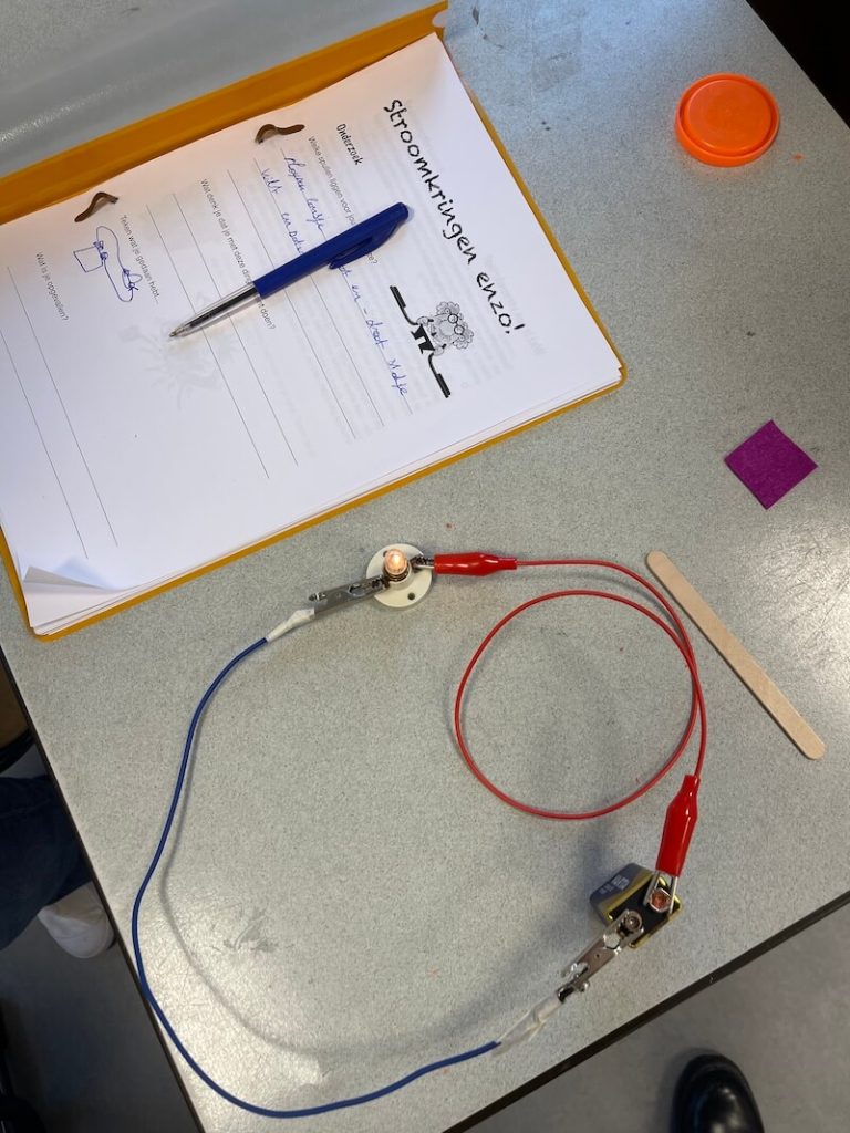 werken rond elektriciteit met kinderen - unicorns & fairytales